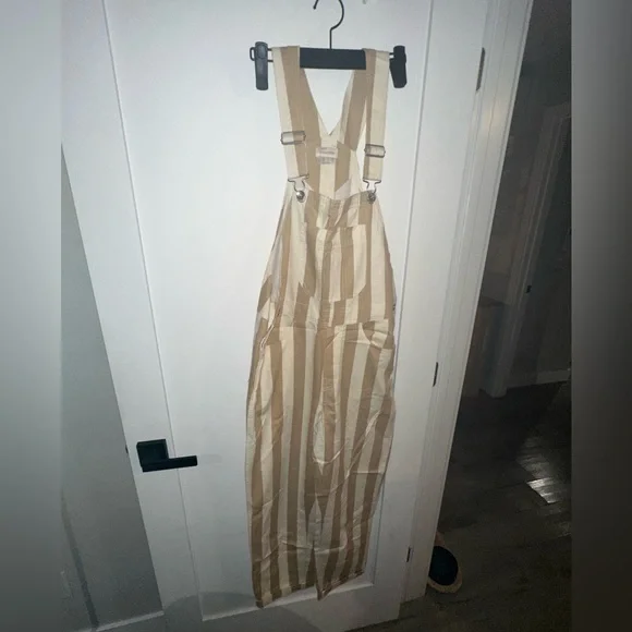 Brixton Striped Overalls - Picture 3 of 8